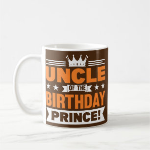 Mens Uncle Of The Birthday Prince  Coffee Mug