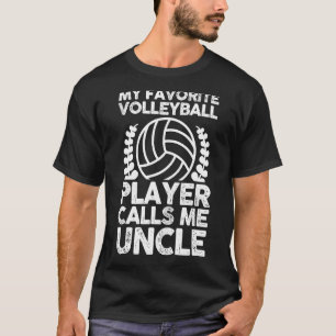 Mens Uncle Volleyball Player T-Shirt
