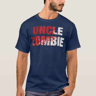 Mens Uncle Zombie  Halloween Costume  T-Shirt