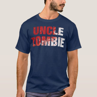 Mens Uncle Zombie  Halloween Costume  T-Shirt