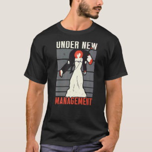 Mens Under New Management Marriage Stag Party Bach T-Shirt