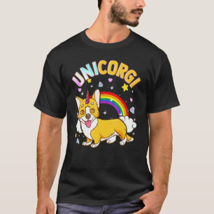Mens Unicorn Corgi Crossover Unicorgi T-Shirt