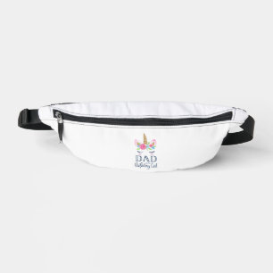 Mens Unicorn Dad of the Birthday Girl Matching Par Fanny Pack