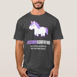 Mens Unicorn Godfather , Funny Cute Magical Gift  T-Shirt
