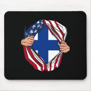 Mens Usa Aamerican Grown Finnish Roots Performance Mouse Pad