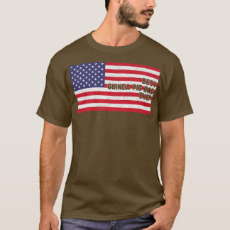 Mens USA Flag Best Guinea Pig Dad Ever Patriotic F T-Shirt