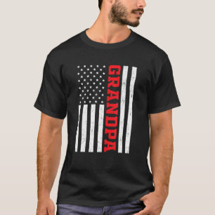 Mens USA Flag Classic Distressed America Patriotic T-Shirt