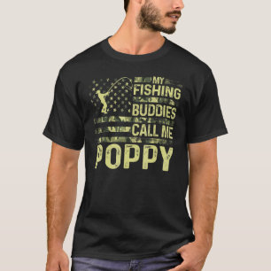 Mens Usa Patriotic For Dad My Fishing Buddies Call T-Shirt