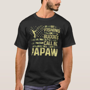 Mens Usa Patriotic For Dad My Fishing Buddies Call T-Shirt