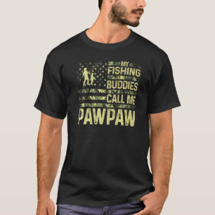 Mens Usa Patriotic For Fishman My Fishing Buddies T-Shirt