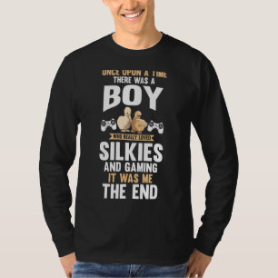 Mens Video Games Gamer Gaming Silkie Chicken T-Shirt