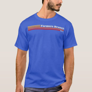 Mens Vintage 1980s Graphic Style Farmers Branch Te T-Shirt