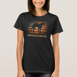 Mens Vintage American Flag Patriotic Chesapeake Ba T-Shirt