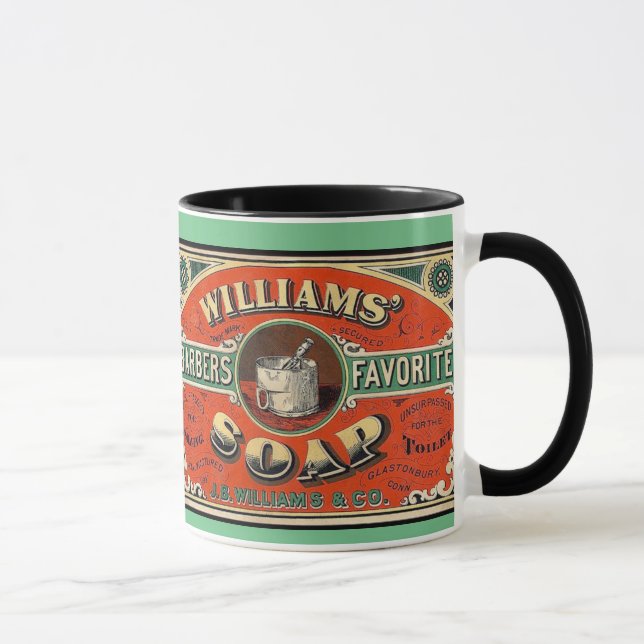 Men's Vintage Barber's Shave Mug (Right)
