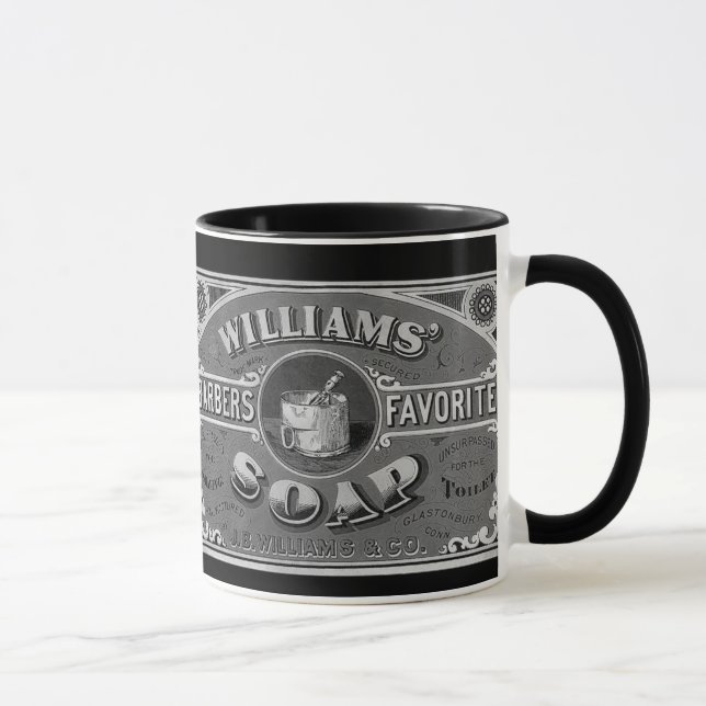 Men's Vintage Barber's Shave Mug (Right)
