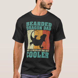 Mens Vintage Bearded Dragon Dad Like A Regular Dad T-Shirt