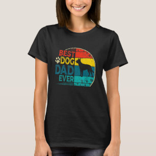 Mens Vintage Best Australian Cattle Dog Dad Ever F T-Shirt