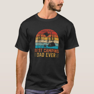 Mens Vintage Best Camping Dad Ever Father's Day T-Shirt