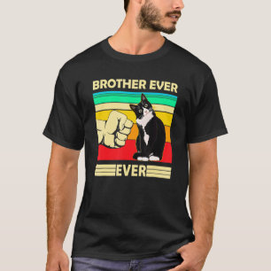 Mens Vintage Best Cat Brother Ever Bump Fit  Cat D T-Shirt