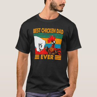 Mens Vintage Best Chicken Dad Ever T-Shirt
