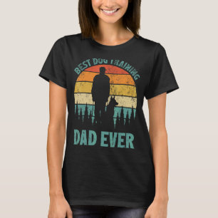 Mens  Vintage Best Dog Training Dad Ever Father's  T-Shirt