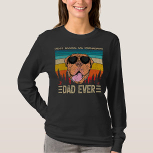 Mens Vintage Best Dogue De Bordeaux Dad Ever Fath T-Shirt