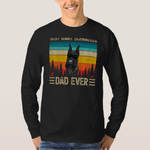 Mens Vintage Best Giant Schnauzer Dad Ever Father T-Shirt