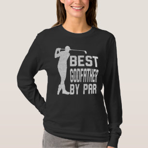 Mens Vintage Best Godfather By Par Father's Day G T-Shirt