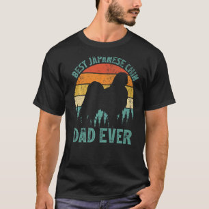 Mens Vintage Best Japanese Chin Dad Ever Father's T-Shirt
