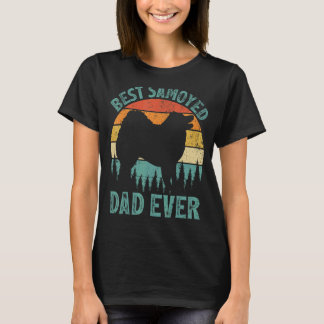 Mens Vintage Best Samoyed Dad Ever Father's Day T-Shirt