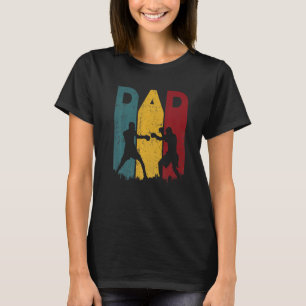 Mens Vintage Boxing Dad Boxer Daddy Father's Day B T-Shirt