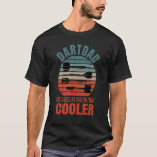 Mens Vintage Dart Dad Funny Darts Saying For Dads T-Shirt