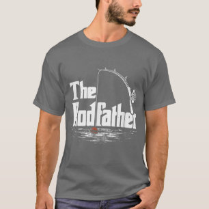 Mens Vintage Funny FishingThe Rodfather T-Shirt