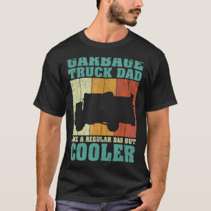 Mens Vintage Garbage Truck Dad Like A Regular Dad  T-Shirt
