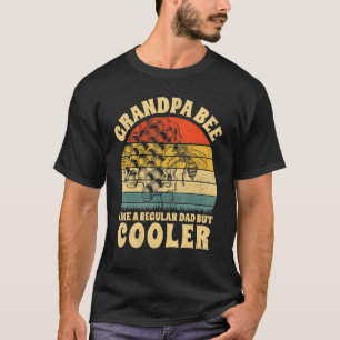 Mens Vintage Grandpa Bee Like A Regular Dad Bees F T-Shirt