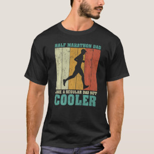 Mens Vintage Half Marathon Dad Like A Regular Dad T-Shirt
