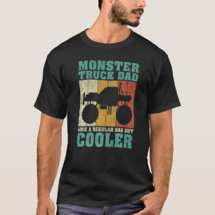 Mens Vintage Monster Truck Dad Like A Regular Dad  T-Shirt