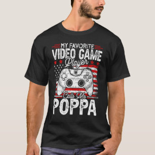 Mens Vintage My Favourite Video Game Player Calls T-Shirt