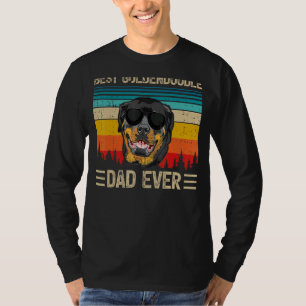Mens Vintage Retro Best Goldendoodle Dad Ever Fat T-Shirt