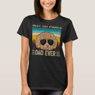 Mens Vintage Retro Best Toy Poodle Dad Ever Fathe T-Shirt