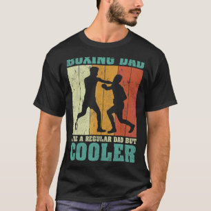 Mens Vintage Retro Boxing Dad Like A Regular Dad F T-Shirt