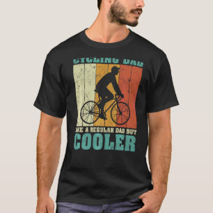 Mens Vintage Retro Cycling Dad Like A Regular Dad T-Shirt