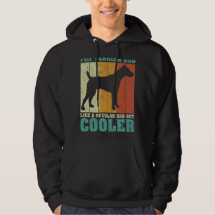 Mens Vintage Retro Fox Terrier Dad Like A Regular Hoodie