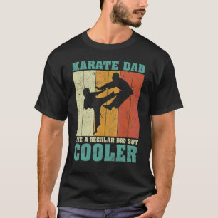 Mens Vintage Retro Karate Dad Like A Regular Dad F T-Shirt