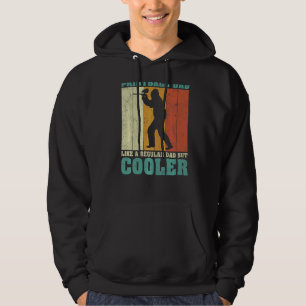 Mens Vintage Retro Paintball Dad Like A Regular Da Hoodie