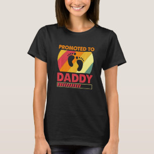 Mens Vintage Retro Promoted To Dad Funny Soon To B T-Shirt