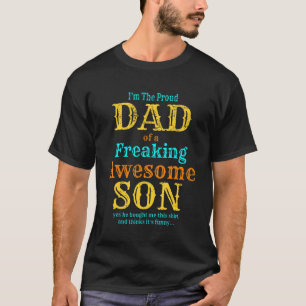 Mens Vintage Retro Quote Father's Day From Son T-Shirt
