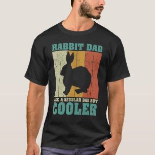 Mens Vintage Retro Rabbit Dad Like A Regular Dad F T-Shirt