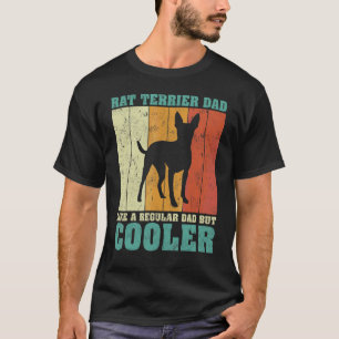 Mens Vintage Retro Rat Terrier Dad Like A Regular  T-Shirt