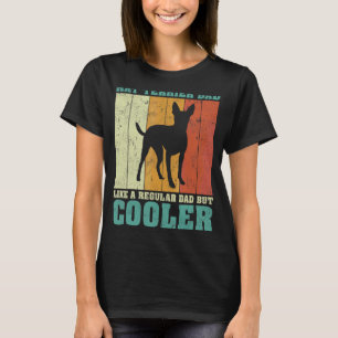 Mens Vintage Retro Rat Terrier Dad Like A Regular  T-Shirt